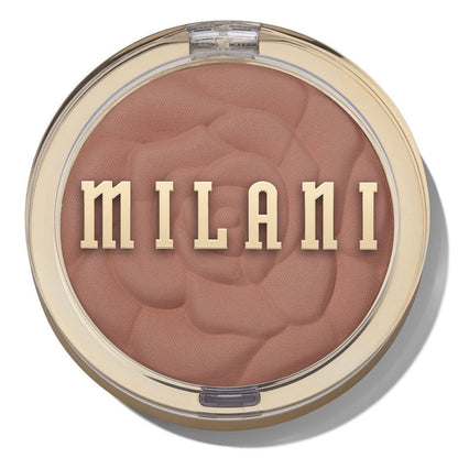 Milani blush compact on a white background