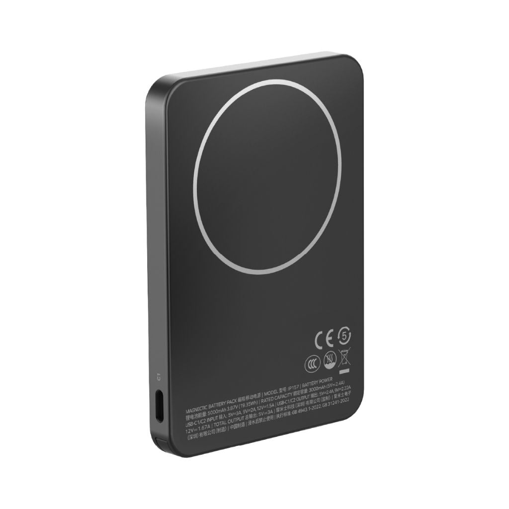 Momax 1-Power F.Pass+ 5000 mAh Power Bank With Built-In Cable & Magnetic Attachment