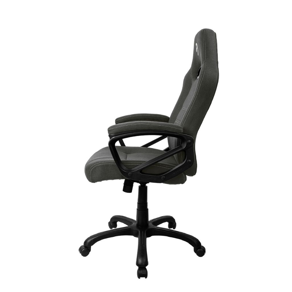 Black office chair on a white background