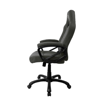 Black office chair on a white background