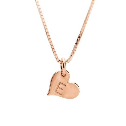 Heart Initial Necklace
