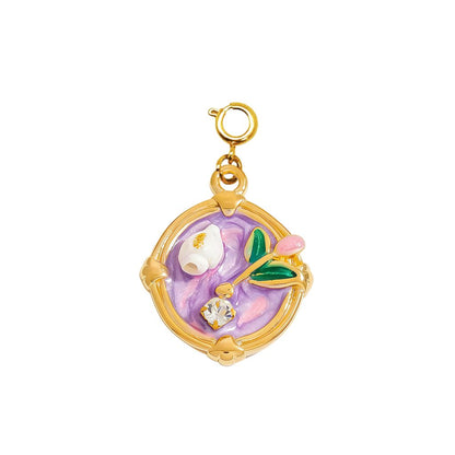 Purple Bloom Charm