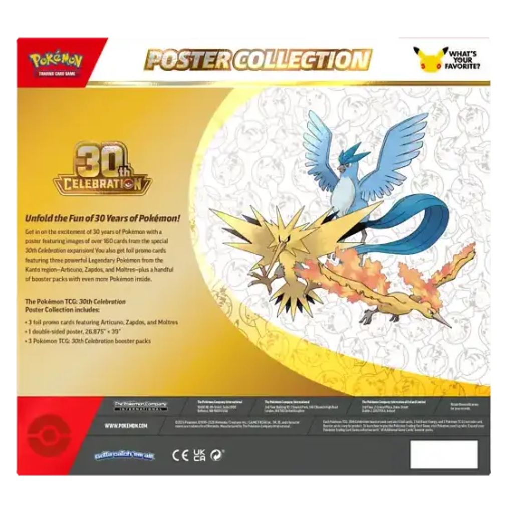 Pokemon TCG 30th Celebration Poster Collection