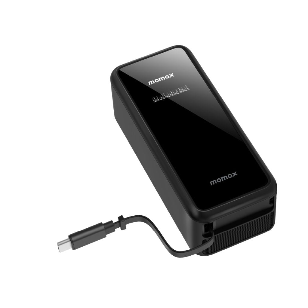 Momax 45W GaN Power Bank with 10,000 mAh Capacity and Dual AC/DC Charging