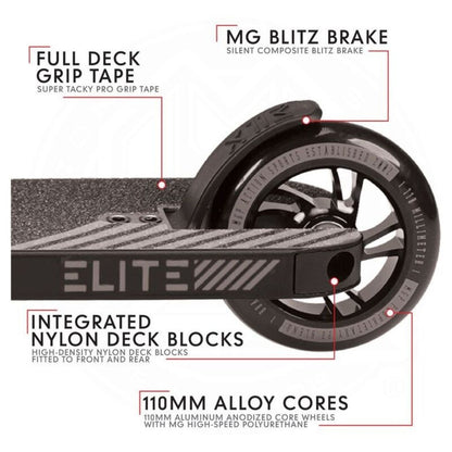 Madd Gear - Carve Elite Stunt Scooter - Black/Grey