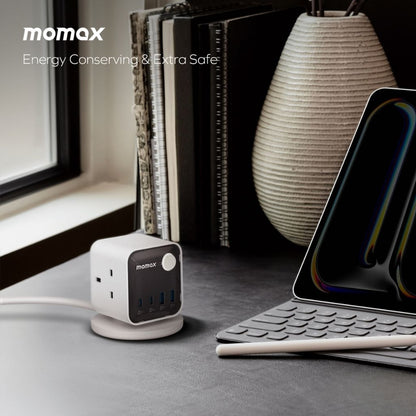 Momax 1-Charge Work Flow 3-Outlet Power Cube With USB