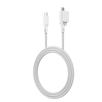 At Thunder Pro I 7X 2-In-1 USB-C + Lightning To USB-C 3A 60W 1.2M Cable
