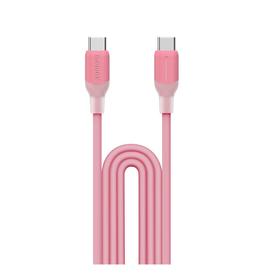Momax Flagship Flow Series USB-C to USB-C Cable | 60W PD Fast Charging - Pink