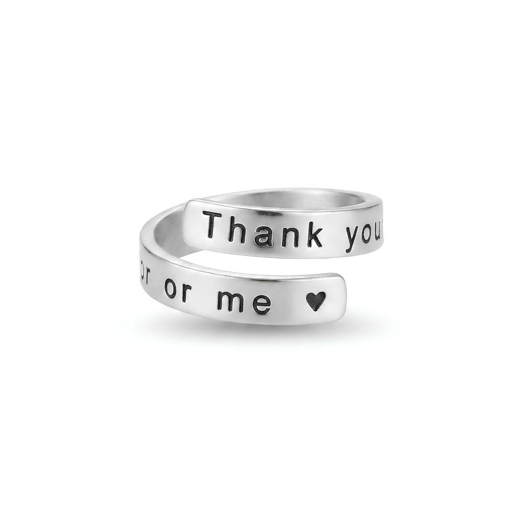 Engraved Wrap Ring