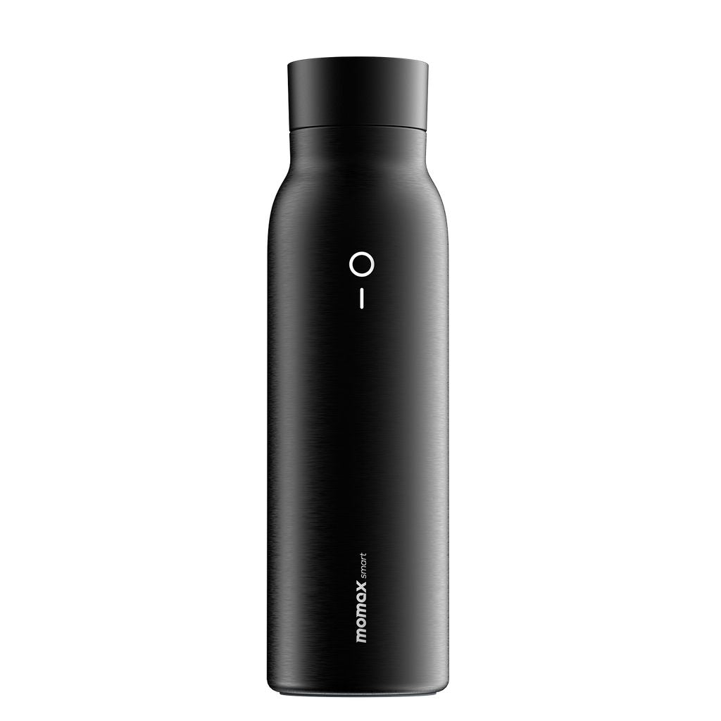 Smart Vacuum Insulated Thermal Drinkware Bottle - 600 ml - Black