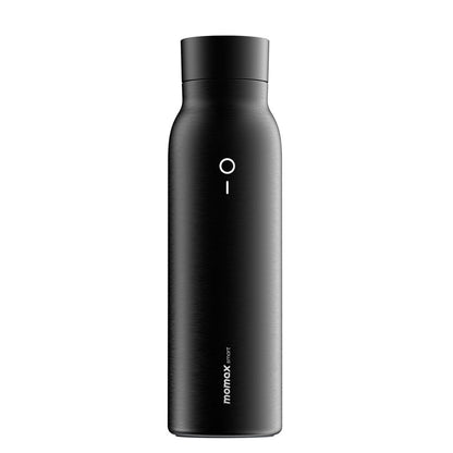 Smart Vacuum Insulated Thermal Drinkware Bottle - 600 ml - Black