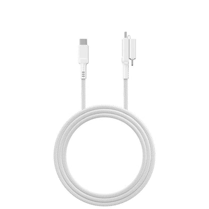 At Thunder Pro I 7X 2-In-1 USB-C + Lightning To USB-C 3A 60W 1.2M Cable