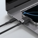 At Thunder Pro I 7X 2-In-1 USB-C + Lightning To USB-C 3A 60W 1.2M Cable