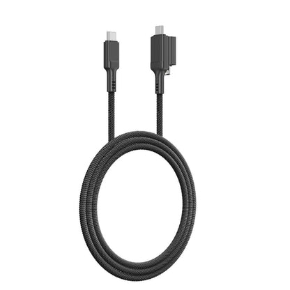 At Thunder Pro I 7X 2-In-1 USB-C + Lightning To USB-C 3A 60W 1.2M Cable