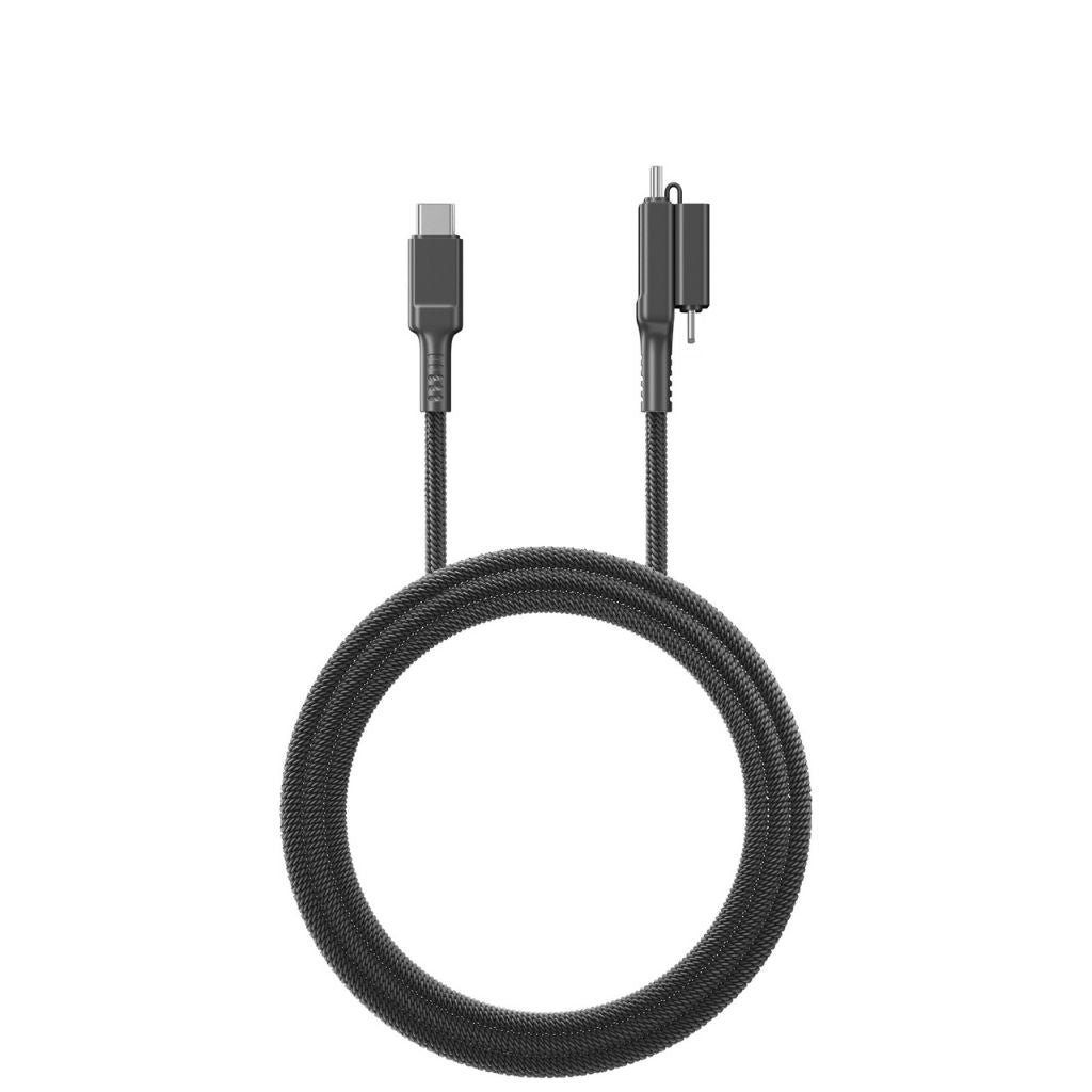 At Thunder Pro I 7X 2-In-1 USB-C + Lightning To USB-C 3A 60W 1.2M Cable