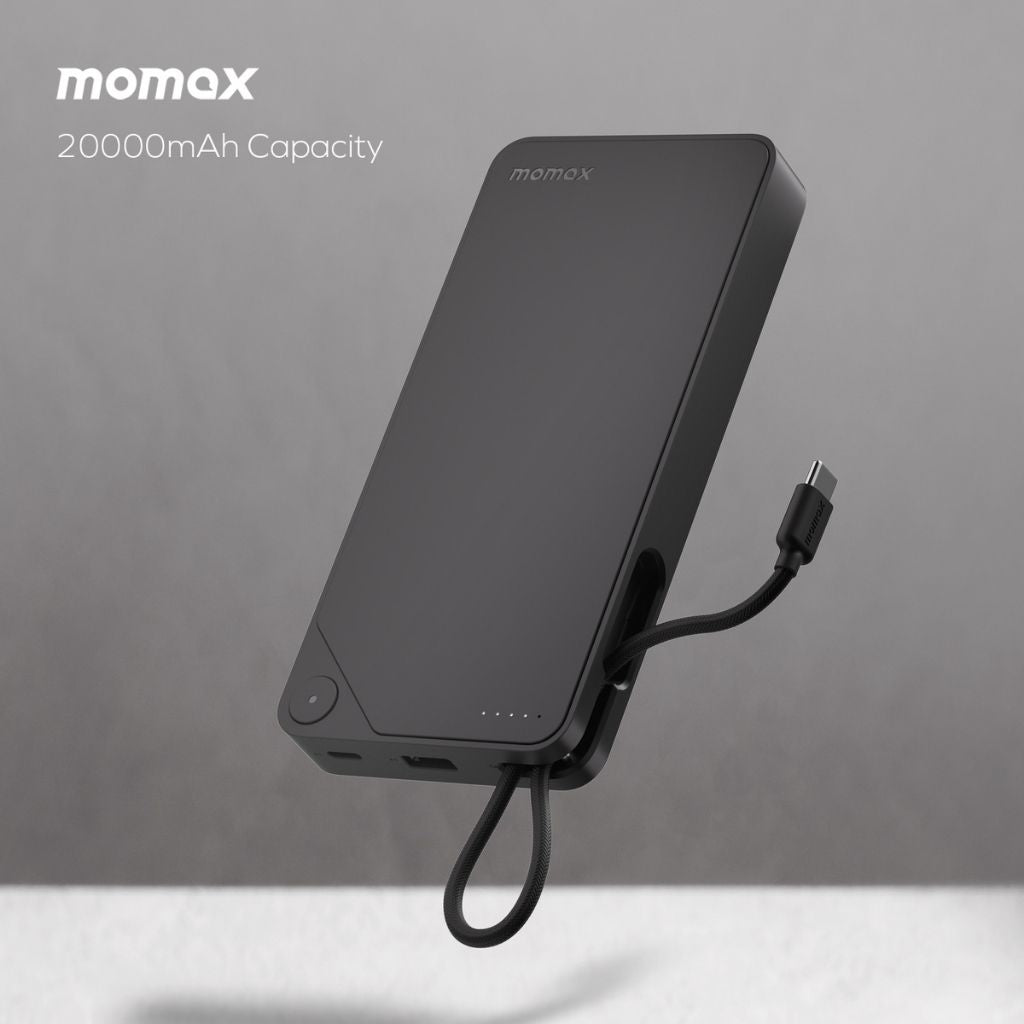 Momax Magnetic Wireless Power Bank 20000mAh with 35W USB-C Fast Charging