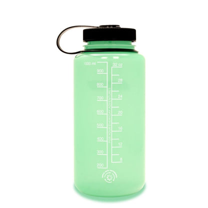Nalgene Sustain Wide Mouth BPA-Free Leak-Proof Water Bottle - 32oz - Glow Green