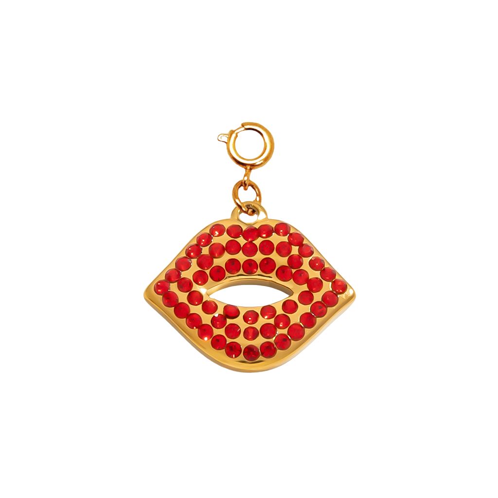 Red Lips Quirky Charm