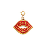 Red Lips Quirky Charm
