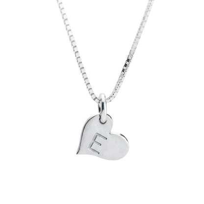 Heart Initial Necklace