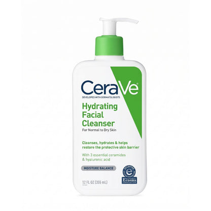 CeraVe Hydrating Facial Cleanser for Normal to Dry Skin Multi-Pack 355ml x 2