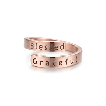 Engraved Wrap Ring