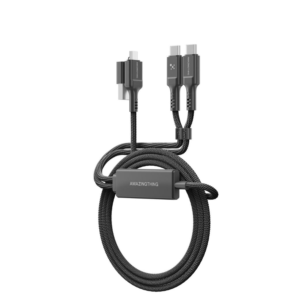 At Thunder Pro I 7X 4-In-1 USB-A + USB-C To USB-C + USB-C 5A 100W 1.5M Cable