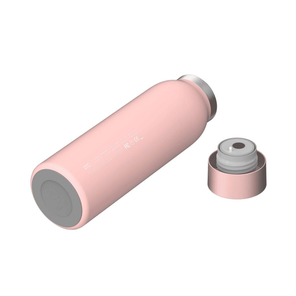 Smart Vacuum Insulated Thermal Drinkware Bottle - 600 ml - Pink