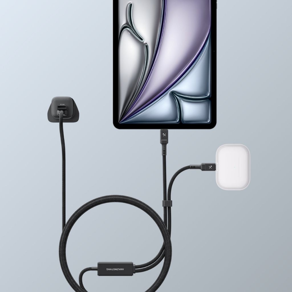 At Thunder Pro I 7X 4-In-1 USB-A + USB-C To USB-C + USB-C 5A 100W 1.5M Cable