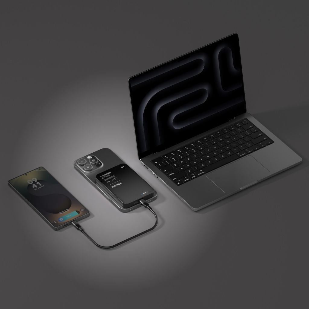 Momax 1-Power Q.Pass 5000 mAh Qi2 Magnetic Wireless Power Bank