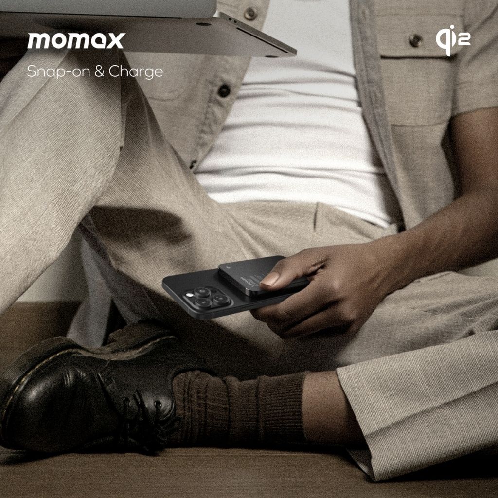 Momax 1-Power Q.Pass 5000 mAh Qi2 Magnetic Wireless Power Bank