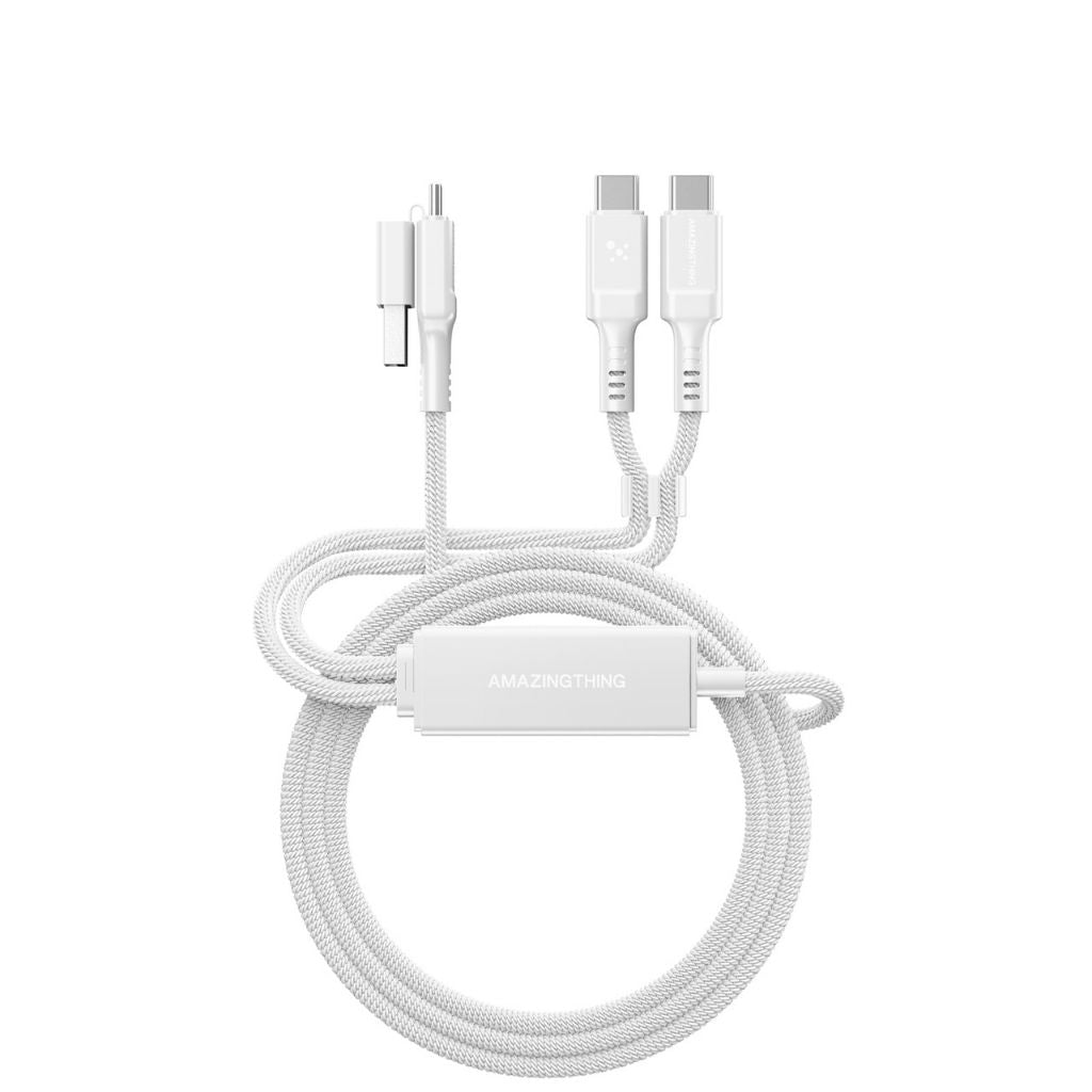 At Thunder Pro I 7X 4-In-1 USB-A + USB-C To USB-C + USB-C 5A 100W 1.5M Cable