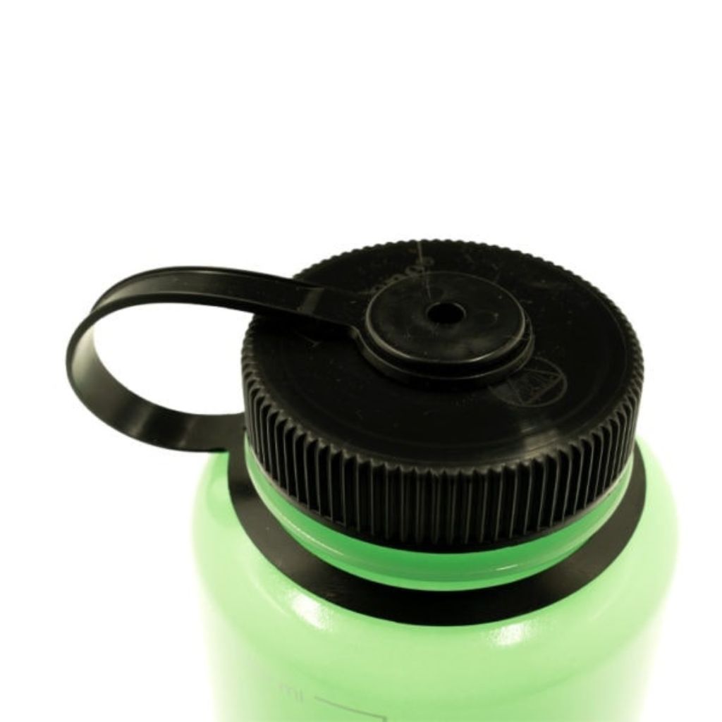 Nalgene Sustain Wide Mouth BPA-Free Leak-Proof Water Bottle - 32oz - Glow Green