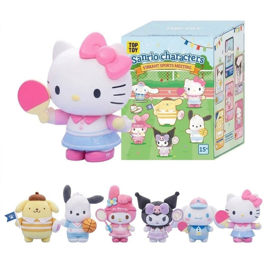 Top Toy Sanrio Vibrant Sports Meeting Series Figures Blind Box