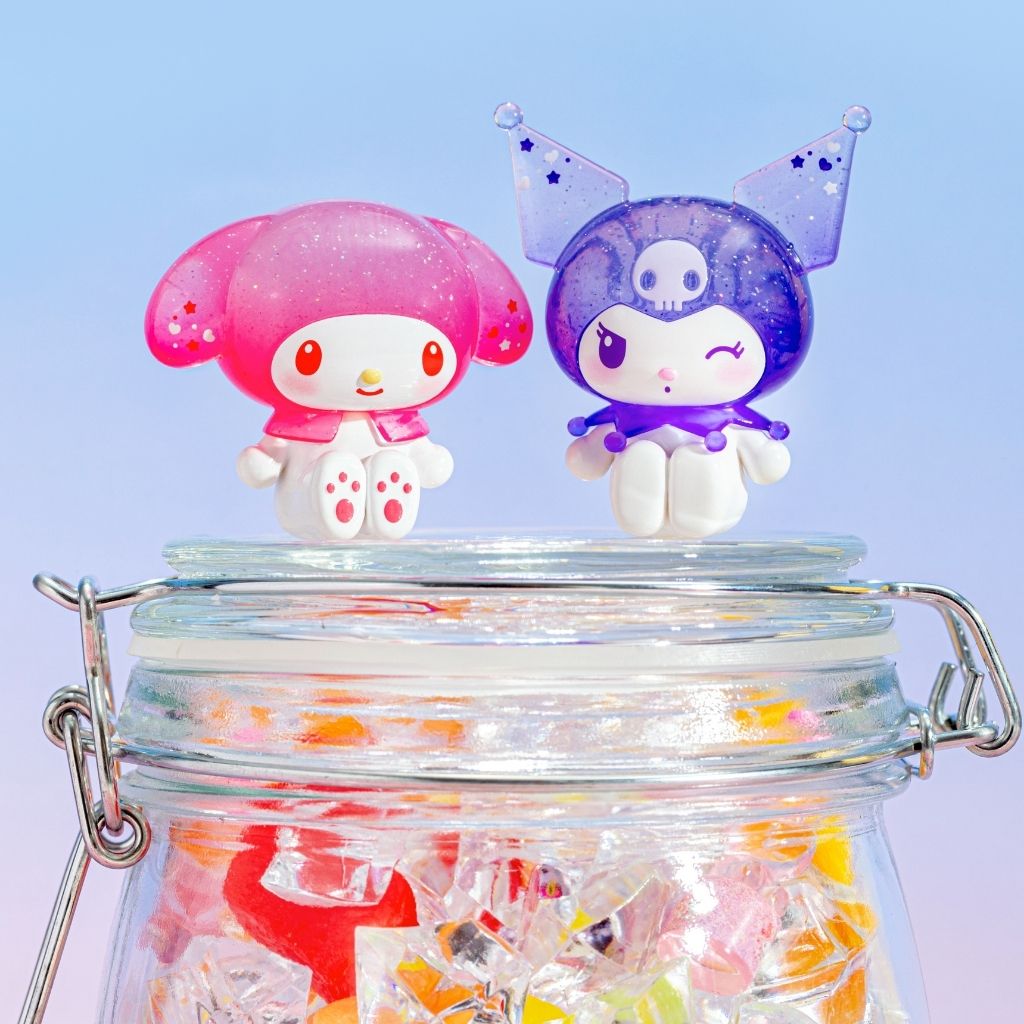 Top Toy My Melody & Kuromi Ramune Style Mini Figures Surprise Bag