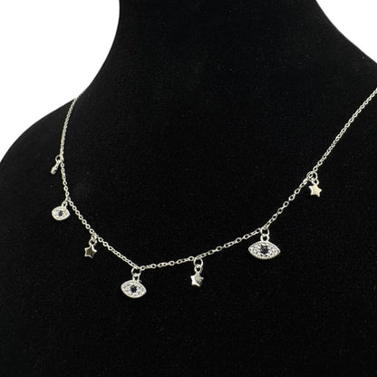 Starry Evil Eye Necklace