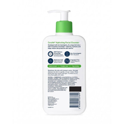 CeraVe Hydrating Facial Cleanser for Normal to Dry Skin Multi-Pack 355ml x 2