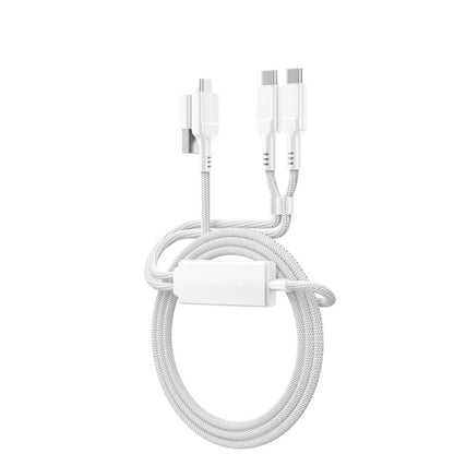 At Thunder Pro I 7X 4-In-1 USB-A + USB-C To USB-C + USB-C 5A 100W 1.5M Cable