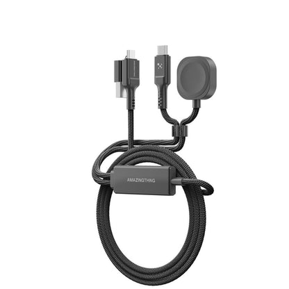 At Thunder Pro I 7X 4-In-1 USB-A + USB-C To USB-C + Watch Cable 5A 100W 1.5M