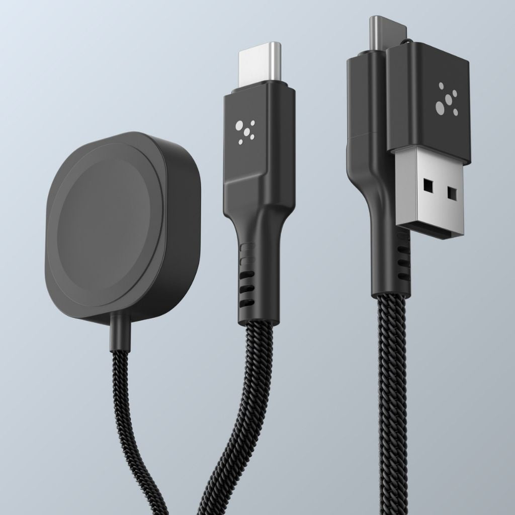 At Thunder Pro I 7X 4-In-1 USB-A + USB-C To USB-C + Watch Cable 5A 100W 1.5M