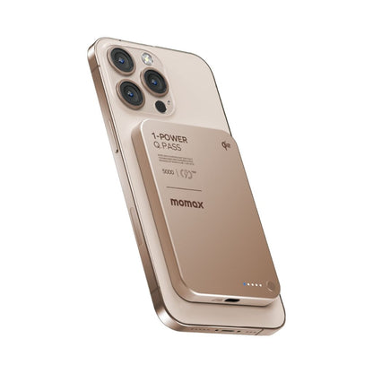 Momax 1-Power Q.Pass 5000 mAh Qi2 Magnetic Wireless Power Bank