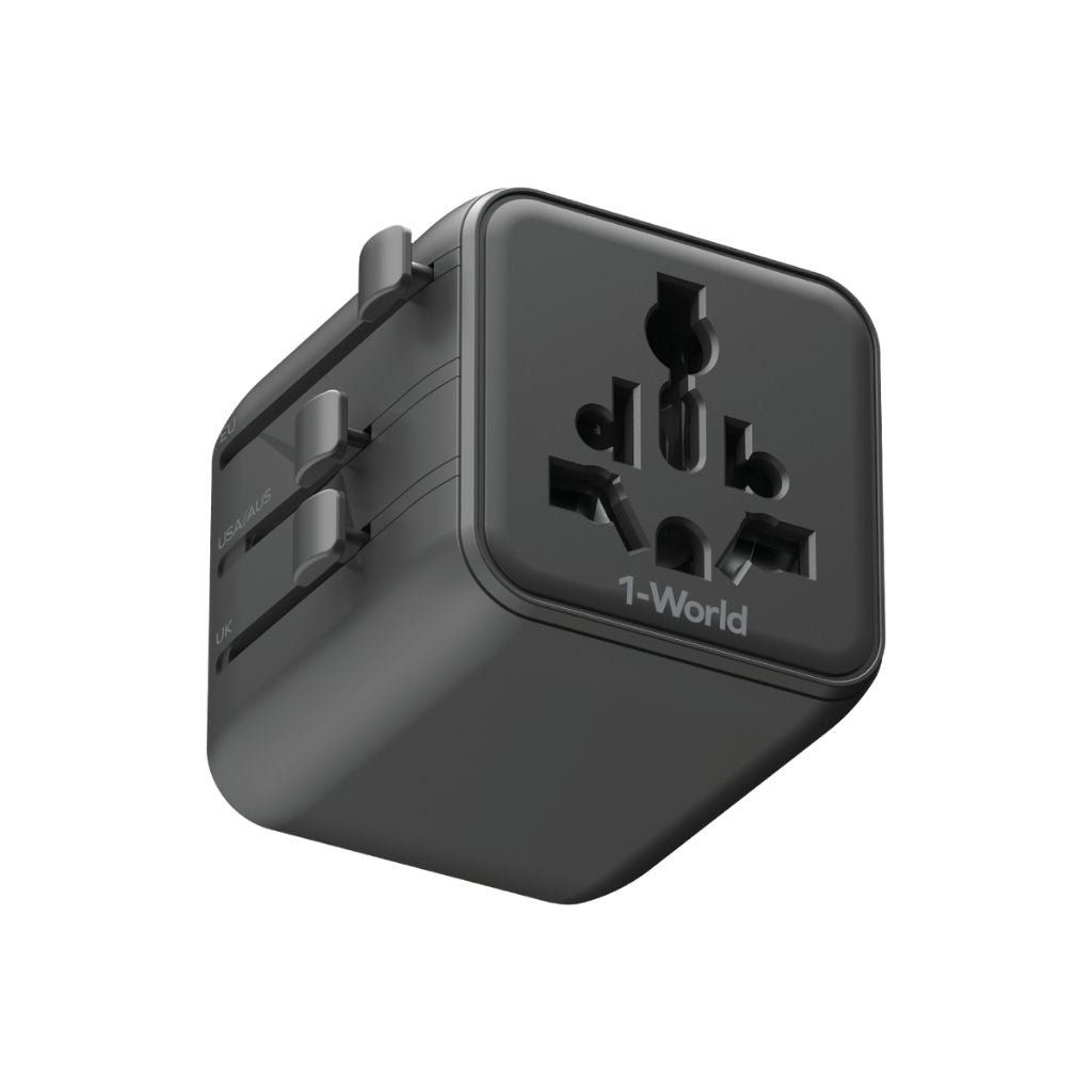 Momax 1-World Universal Travel Adaptor With Dual AC