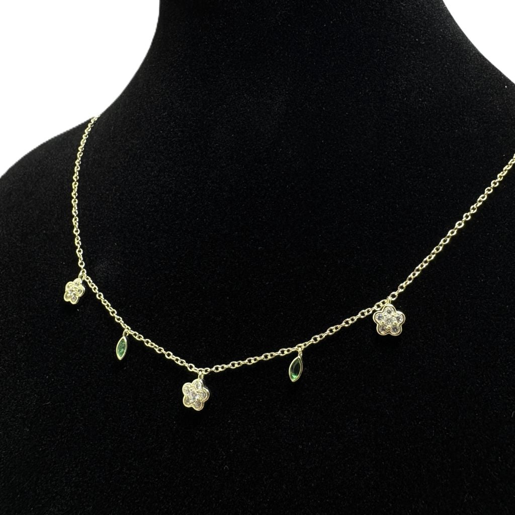 Emerald Bloom Necklace