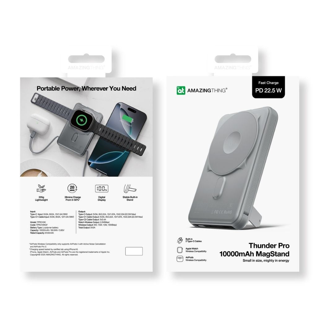 At Thunder Pro Mag With Holder 10000 mAh Power Bank