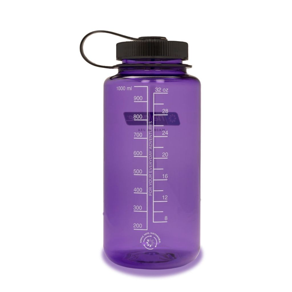 Nalgene Sustain Wide Mouth BPA-Free Leak-Proof Water Bottle - 32oz - Purple