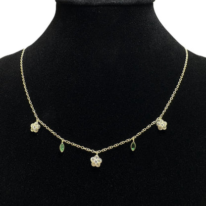 Emerald Bloom Necklace