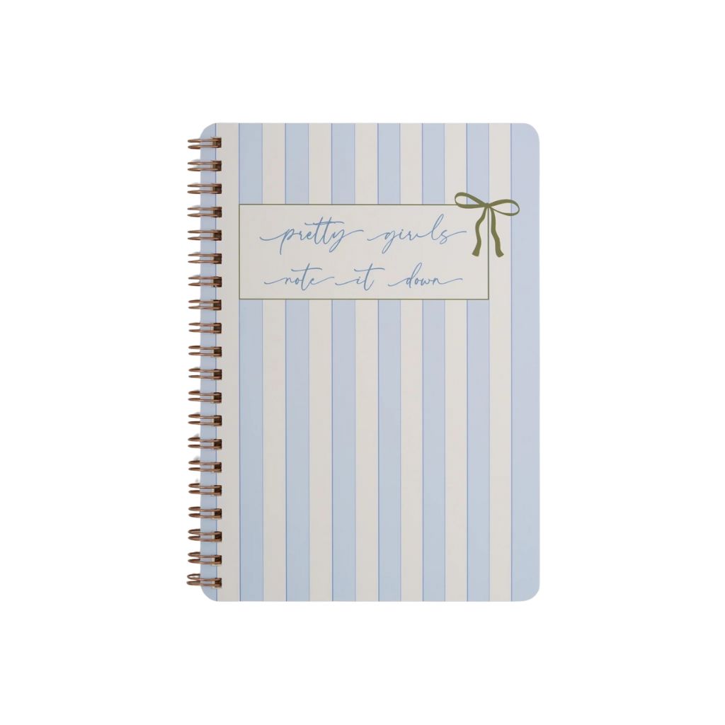 Pretty Girls Note It Down Notebook