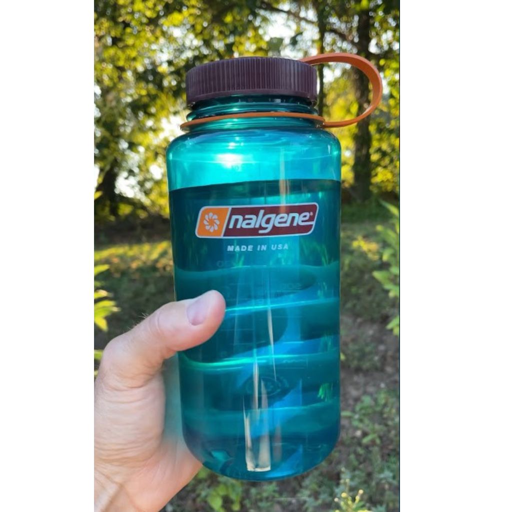 Nalgene Sustain Wide Mouth BPA-Free Leak-Proof Water Bottle - 32oz - Teal