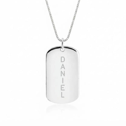 Men's Personalised Name Necklace