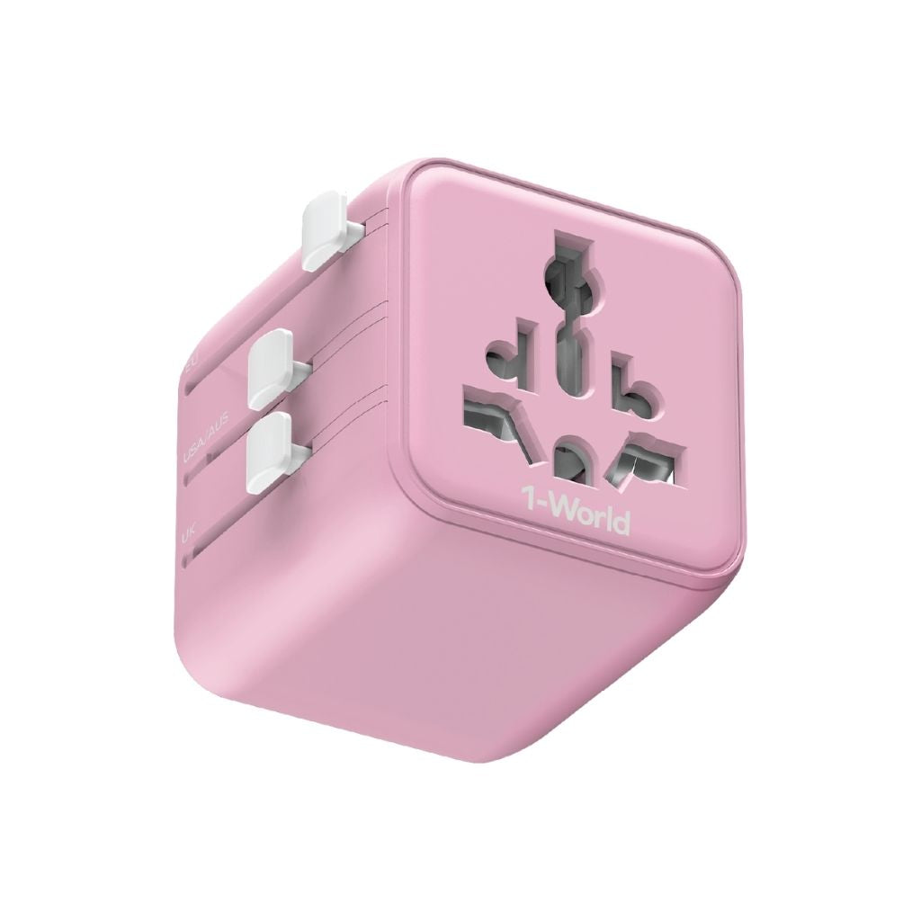 Momax 1-World Universal Travel Adaptor With Dual AC